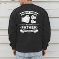 Dad Of Twins 2024 Father Twice As Cool Father's Day Twin Dad Men's Sweatshirt Back Print Dad Of Twins 2024 Father Twice As Cool Father's Day Twin Dad Men's Sweatshirt Back Print