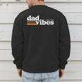 Dad-Vibes Forever Father Retro Vintage Men's Sweatshirt Back Print