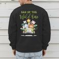 Dad Of The Wild One 1st Birthday Safari Family Matching Men's Sweatshirt Back Print