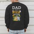 Dad Of The Wild Seven Animal Safari 7th Birthday Party Men's Sweatshirt Back Print Dad Of The Wild Seven Animal Safari 7th Birthday Party Men's Sweatshirt Back Print