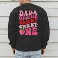 Dada Of The Berry Sweet One Strawberry First Birthday Men's Sweatshirt Back Print