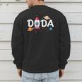 Dada Of The Birthday Boy Space Astronaut 1st Birthday Family Men's Sweatshirt Back Print