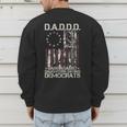 Daddd Gun Dads Against Daughters Dating Democrats On Back Men's Sweatshirt Back Print