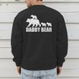 Daddy Bear 3 Cubs Shirt Daddy Bear 3 Kids Tshirt Dad 3 Kids Men's Sweatshirt Back Print