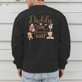 Daddy Can Bearly Wait Bear Gender Neutral Boy Baby Shower Men's Sweatshirt Back Print Daddy Can Bearly Wait Bear Gender Neutral Boy Baby Shower Men's Sweatshirt Back Print