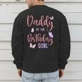 Daddy Of The Birthday Girl Butterfly Party Matching Family Men's Sweatshirt Back Print