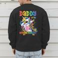 Daddy Of The Birthday Princess Girl Dabbing Unicorn Dad Men's Sweatshirt Back Print Daddy Of The Birthday Princess Girl Dabbing Unicorn Dad Men's Sweatshirt Back Print