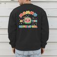 Daddy Mommy Of The Birthday Girl Melon Family Matching Men's Sweatshirt Back Print
