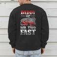 Daddy Of Mr Two Fast Two Fast 2 Curious 2nd Birthday Men's Sweatshirt Back Print