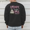 Daddy In a Winter Onederland Birthday Girl Christmas Tree Men's Sweatshirt Back Print