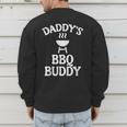 Daddys BBQ Buddy Cute Barbecue Family Match Boys Girls Kids Men's Sweatshirt Back Print