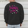 Daddy's Girl Shirt With Pink Lettering Men's Sweatshirt Back Print