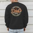Dad's BBQ Chilling And Grilling Vintage Men's Sweatshirt Back Print