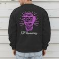 My Dads Fight Is My Fight Immune ITP Awareness Men's Sweatshirt Back Print