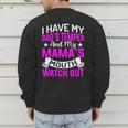 I Have My Dad's Temper & My Mama's Mouth Daughter Kids Men's Sweatshirt Back Print