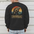 Dadzilla-Father Of The Monsters Dad Father's Day Men's Sweatshirt Back Print