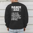 Dancer Dad Dancing Father Of A Dancer Dad Men's Sweatshirt Back Print