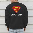 DC Comics Superman Father's Day Super Dad Logo Men's Sweatshirt Back Print