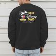 Disney Mickey Mouse Best Disney Dad Birthday Father’s Day Men's Sweatshirt Back Print