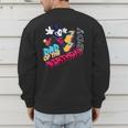 Disney Mickey Mouse Family Star Dad Of The Birthday Boy Men's Sweatshirt Back Print