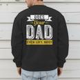 Does Your Dad Even Lift Bro Gym Lover's Men's Sweatshirt Back Print
