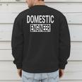 Domestic Engineer House Husband Stay At Home Dad Uniform Men's Sweatshirt Back Print
