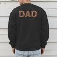 Donut Dad Donut Lover Father's Day For Dad Men's Sweatshirt Back Print