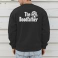 The Doodlefather Golden Doodle Dad Dog Goldendoodle Men's Sweatshirt Back Print