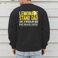 Family Lemonade Stand Dad Men's Sweatshirt Back Print Family Lemonade Stand Dad Men's Sweatshirt Back Print