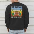 I Like Fantasy Football 3 People Draft Party Dad Men Men's Sweatshirt Back Print I Like Fantasy Football 3 People Draft Party Dad Men Men's Sweatshirt Back Print