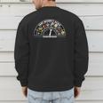 Fart Machine Dad Jokes Farting Humor Men's Sweatshirt Back Print