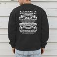 Fathers Day I Get My Attitude From My Freaking Awesome Dad Small Men's Sweatshirt Back Print