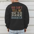 Father's Day Dad From Daughter Daddy Men's Sweatshirt Back Print