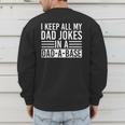 Father's Day Nerd Programmer Dad Jokes Men's Sweatshirt Back Print