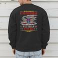 My Favorite 82nd Airborne Is My Dad Veteran Father's Day Men's Sweatshirt Back Print