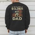 My Favorite Solider Calls Me Dad Proud Army Dad Men's Sweatshirt Back Print