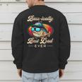 Fishing Father's Day Dad Fisherman Birthday Graphic Men's Sweatshirt Back Print