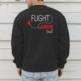 Flight Crew Airplane Birthday Dad Airplane Matching Family Men's Sweatshirt Back Print
