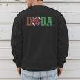 Football Dada 1st Birthday Men's Sweatshirt Back Print