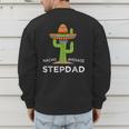 Fun Hilarious Stepfather Humor Stepdad Men's Sweatshirt Back Print