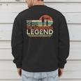 Gardener Dad The Man The Myth The Gardening Legend Men's Sweatshirt Back Print