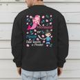 Gender Reveal Party Shirt Mermaid Or Pirate Dad Wants Pirate Men's Sweatshirt Back Print