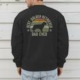 Golden Retriever Dad Dog Shirt Fathers Day Doggy Men's Sweatshirt Back Print