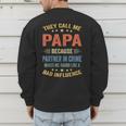 Grandpa Shirts Dad Partner In Crime Shirt Men's Sweatshirt Back Print Grandpa Shirts Dad Partner In Crime Shirt Men's Sweatshirt Back Print