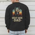 Great Dane Dad Vintage Men's Sweatshirt Back Print Great Dane Dad Vintage Men's Sweatshirt Back Print