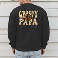 Groovy Papa 70s Aesthetic Nostalgia 1970's Retro Dad Men's Sweatshirt Back Print Groovy Papa 70s Aesthetic Nostalgia 1970's Retro Dad Men's Sweatshirt Back Print