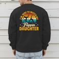 Gymnastics Mom Dad I'm Here To Watch My Flippin' Daughter Men's Sweatshirt Back Print Gymnastics Mom Dad I'm Here To Watch My Flippin' Daughter Men's Sweatshirt Back Print