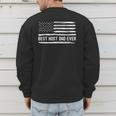 Host Dad Best Ever Flag Men's Sweatshirt Back Print Host Dad Best Ever Flag Men's Sweatshirt Back Print