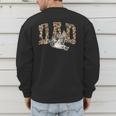 Hunting Dad Duck Camouflage Camo Preppy Camo Dad Camo Men's Sweatshirt Back Print