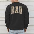 Hunting Dad Duck Camouflage Camo Waterfowl Duck Camo Men Men's Sweatshirt Back Print